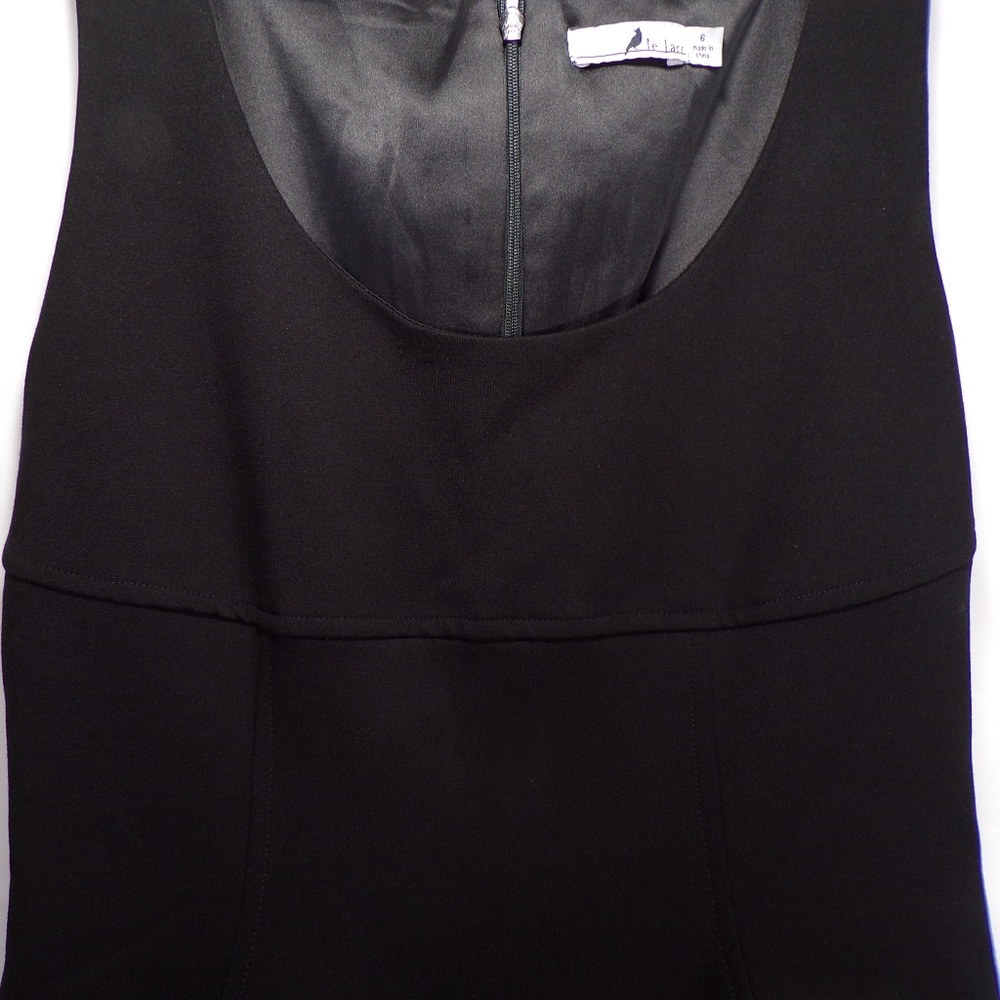 Sleeveless Black Sheath Dress - Classic Work to Evening - Picture 2 of 9